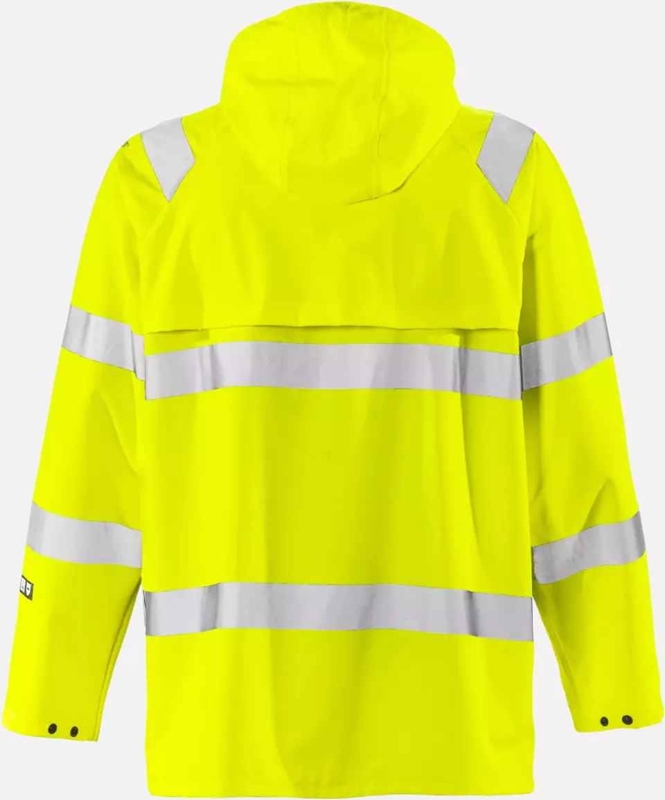 Fristads 101038-130, Flame High Vis Rain Jacket Class 3 4845 RSHF, image 2, gallery thumbnail