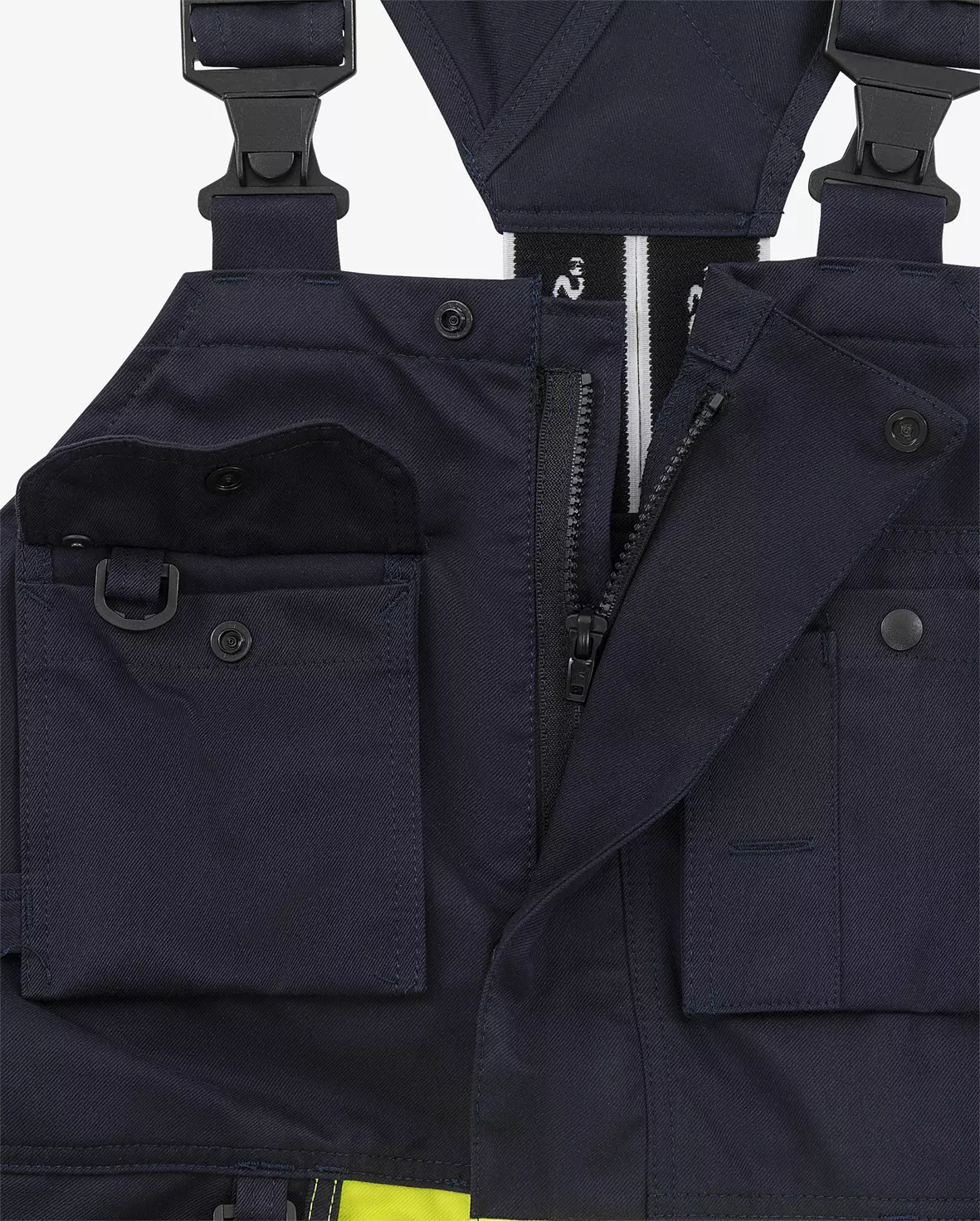 Fristads 109419-171, Flamestat High Vis Bib Overall Class 2 1075 ATHS, image 5