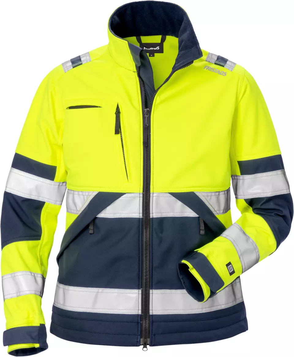 Fristads 125023-171, Ladies' High Vis Softshell Jacket Class 2 4183 WYH