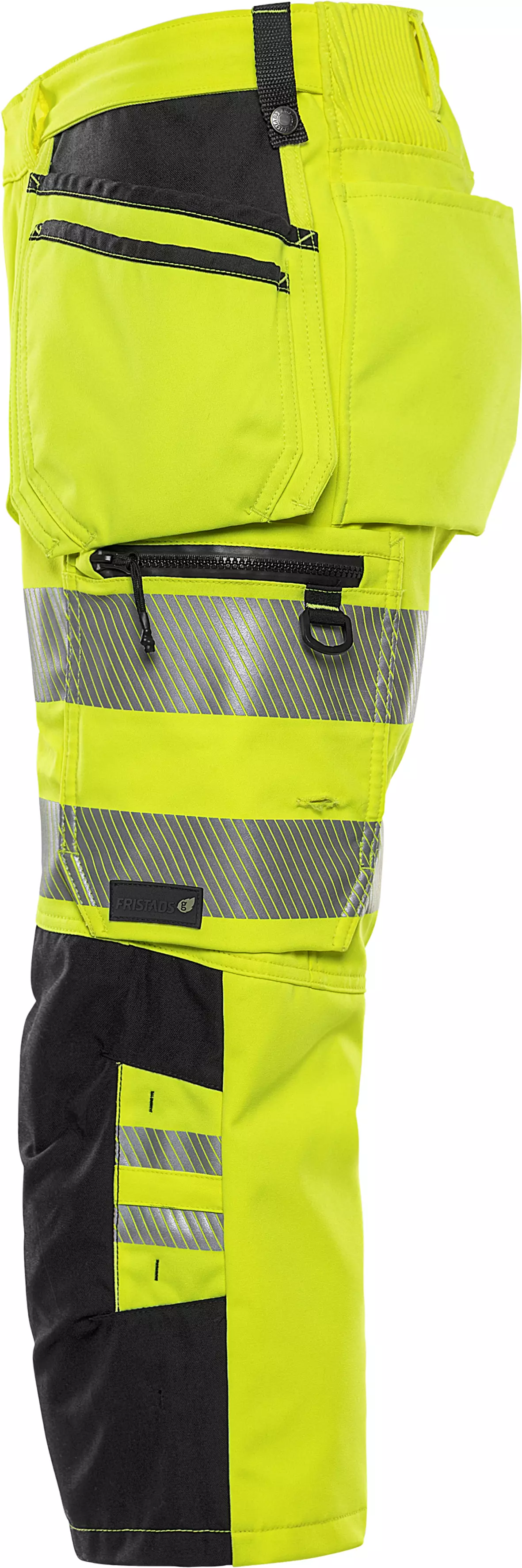 Fristads 301056-196, High Vis Stretch 3/4 Pants Class 2 2666 GSTP, image 4
