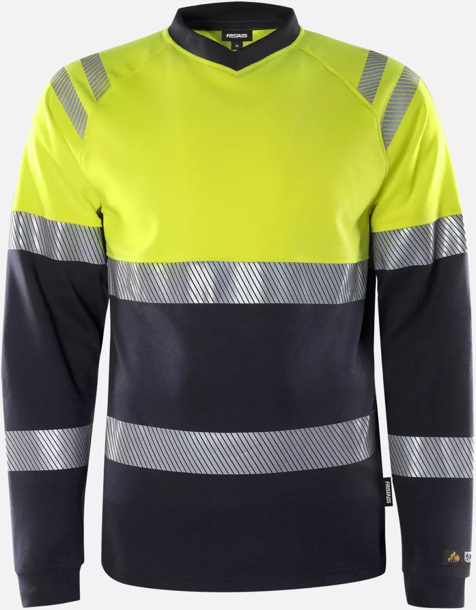 Fristads 133268-171, Flamestat High Vis Long Sleeve T-Shirt Class 1 7107 TFL, image 1, gallery thumbnail