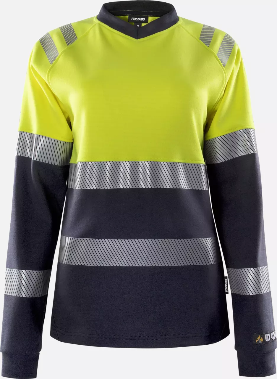Fristads 133269-171, Flamestat Damen High Vis T-Shirt, La. Klasse 1 7108 TFL, image 1, gallery thumbnail