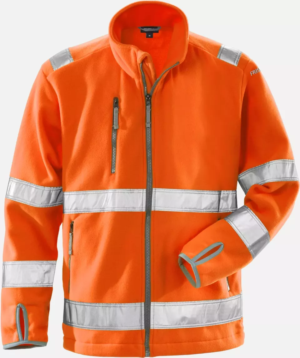 Fristads 114087-230, High Vis Fleece Jacket Class 3 4400 FE, image 1, gallery thumbnail