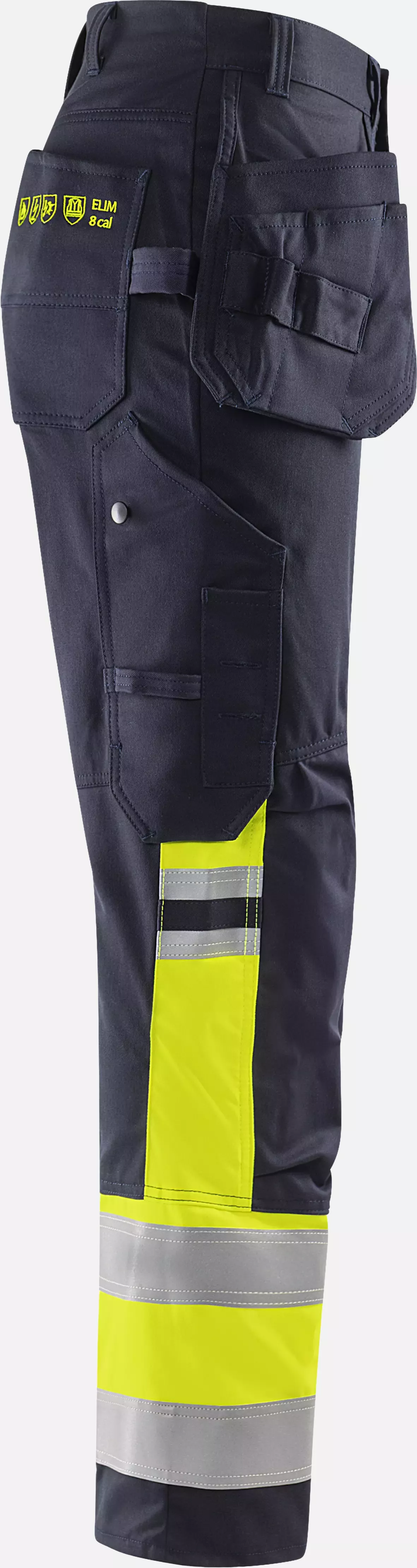 Fristads 129519-171, Flamestat High Vis Stretch-Handwerkerhose, Klasse 1 2163 ATHF, image 4