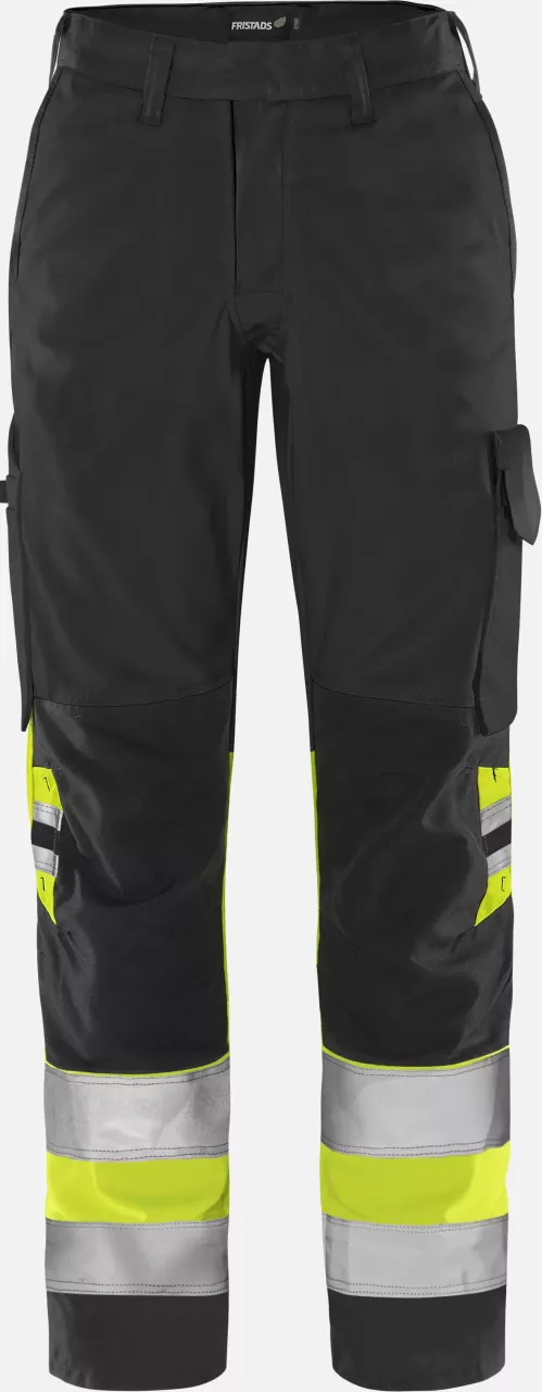 Fristads 131983-196, Green High Vis Women's Trousers Class 1 2652 GPLU, image 1, gallery thumbnail