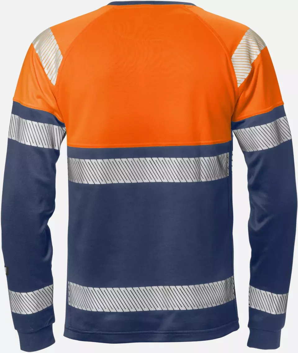 Fristads 129513-271, High Vis T-Shirt Langarm Klasse 1 7519 THV, image 2, gallery thumbnail