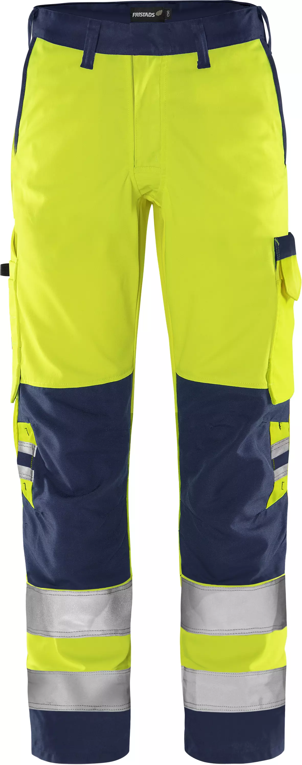 Fristads 131982-171, Green High Vis Trousers Class 2 2651 GPLU, image 1