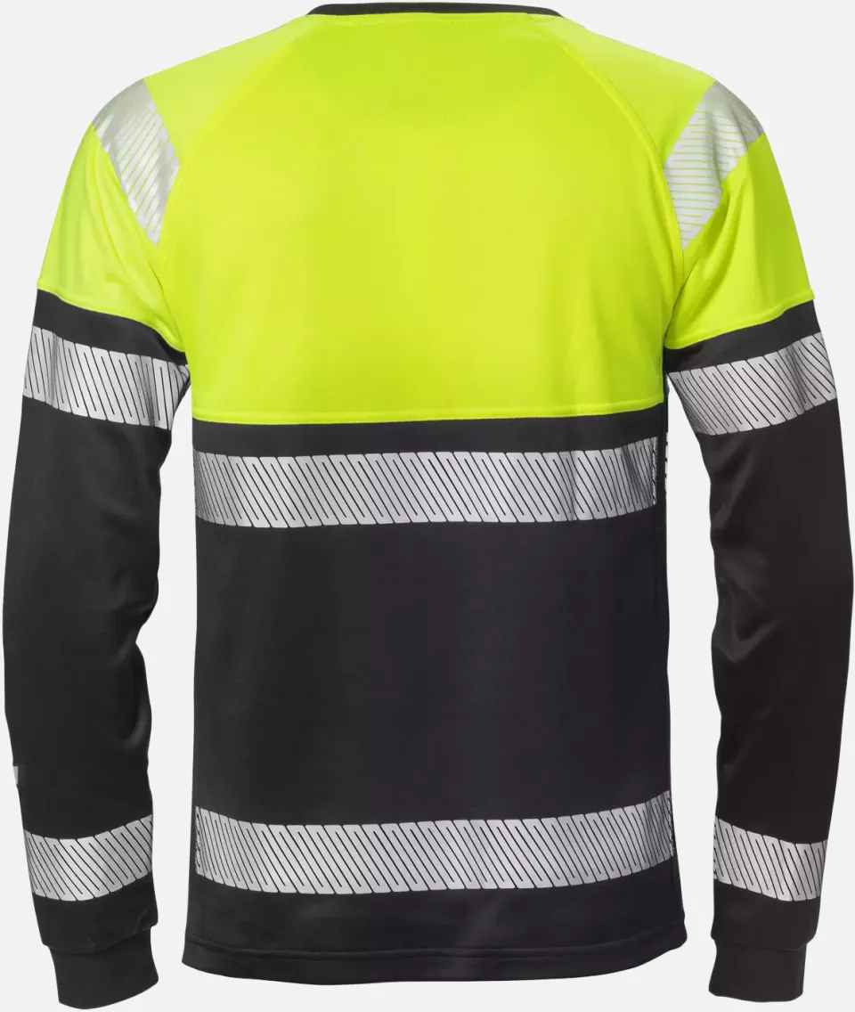 Fristads 129513-196, High Vis Long Sleeve T-Shirt Class 1 7519 THV, image 2, gallery thumbnail