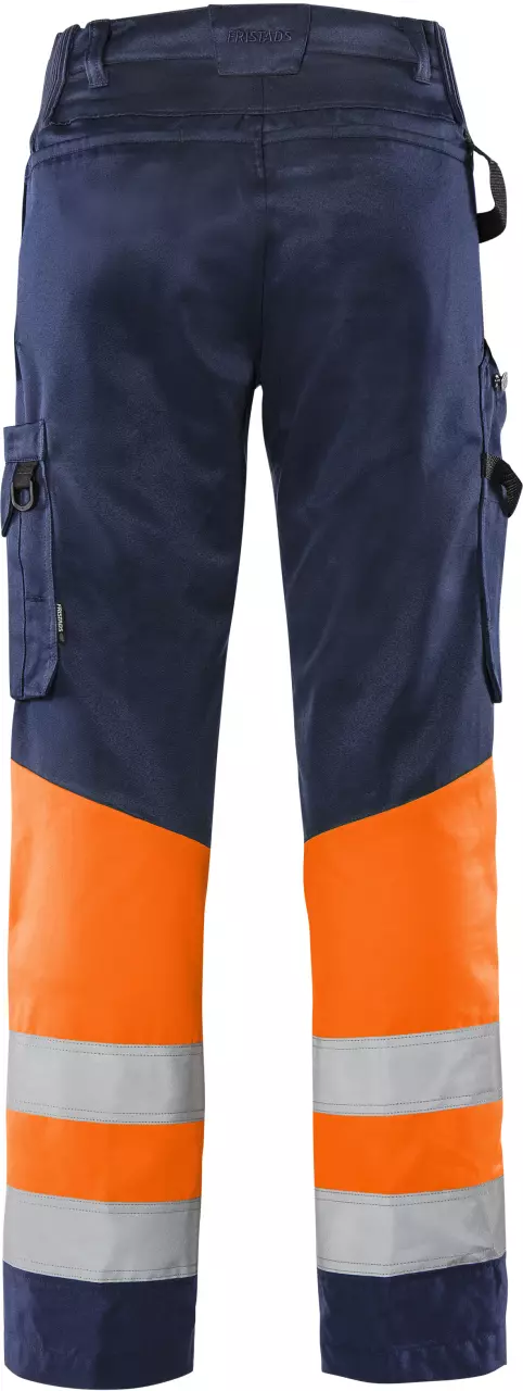 Fristads 134238-271, Green High Vis Trousers Class 1 2649 GPLU, image 2, gallery thumbnail