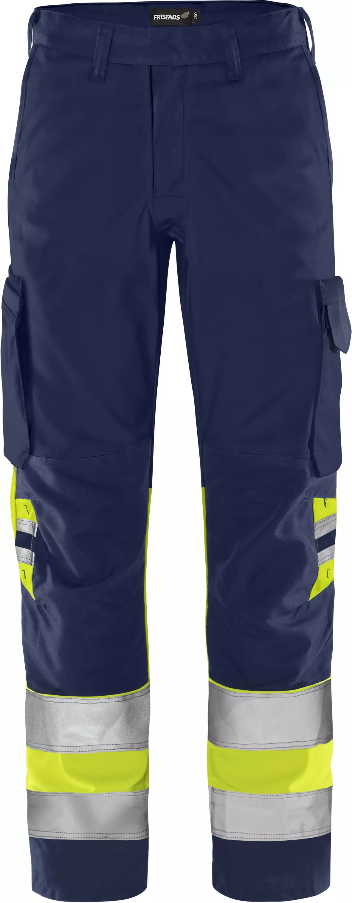 Fristads 134271-171, Green High Vis Trousers Class 1 2668 GPLU, image 1