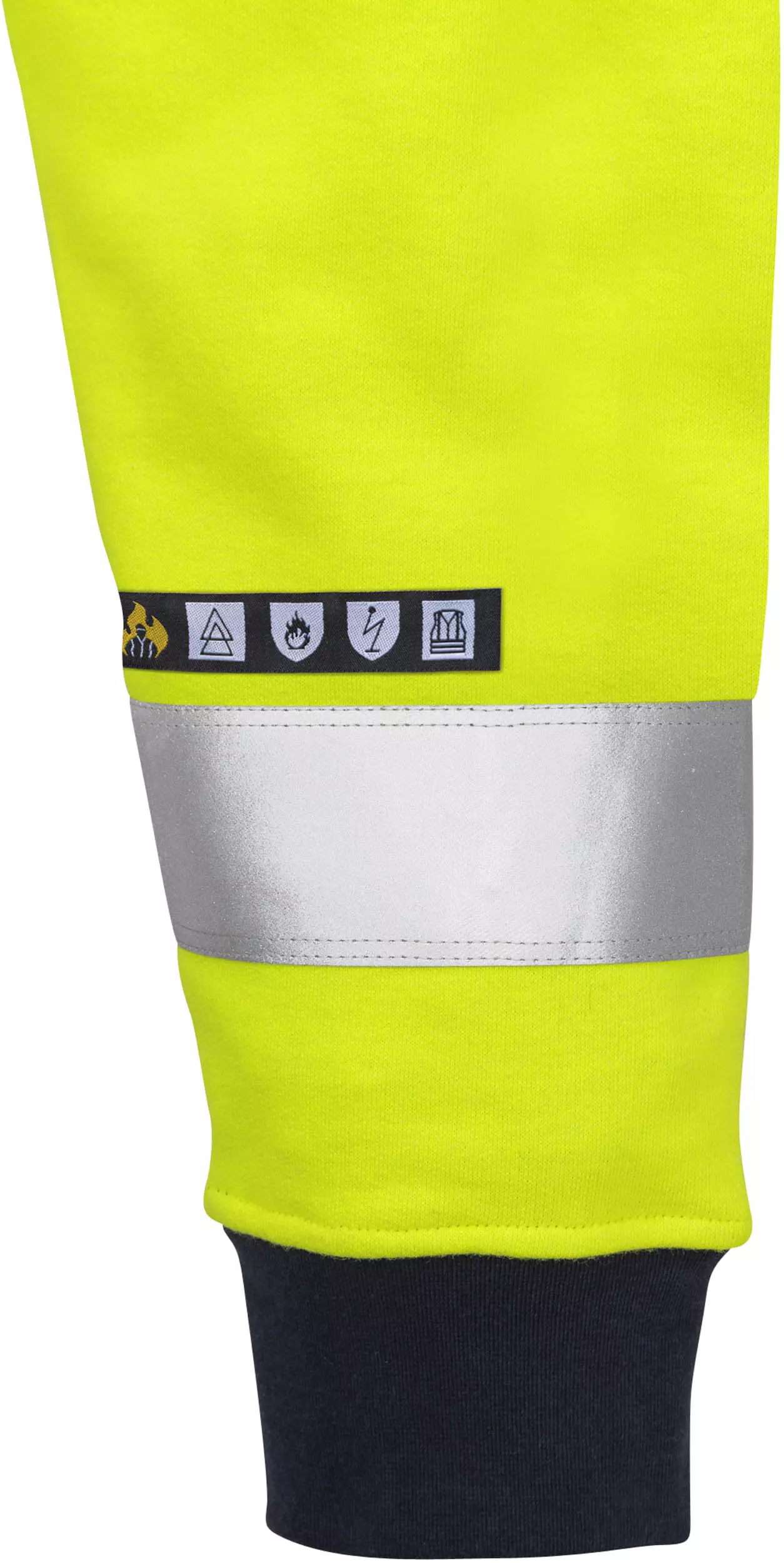 Fristads 109428-171, Flamestat High Vis Sweatshirt Klasse 3 7076 SFLH, image 4