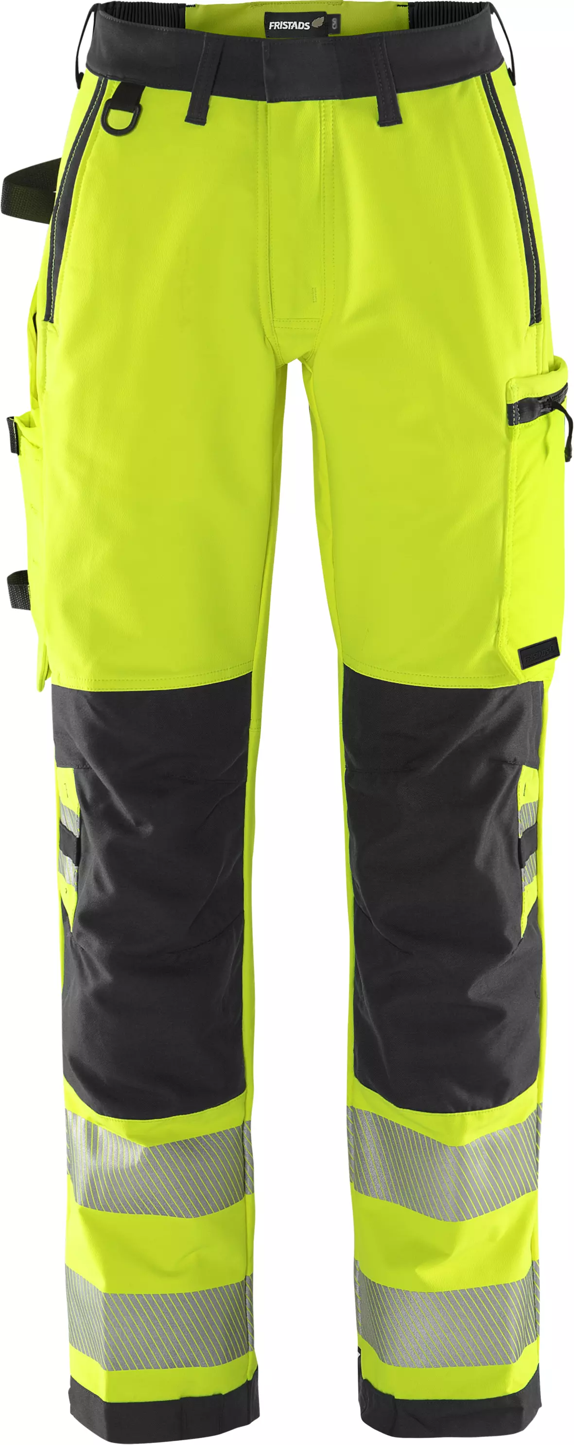 Fristads 134241-196, Green High Vis Stretch Trousers Ladies Class 2 2665 GSTP