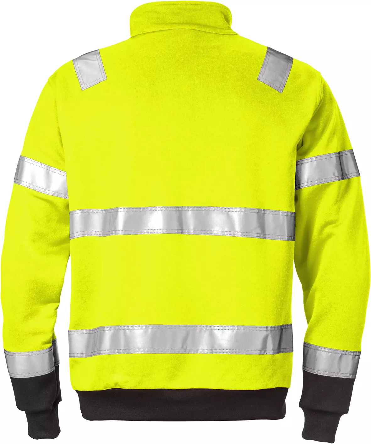 Fristads 100134-196, High Vis Zip Sweatshirt Class 3 728 SHV, image 2