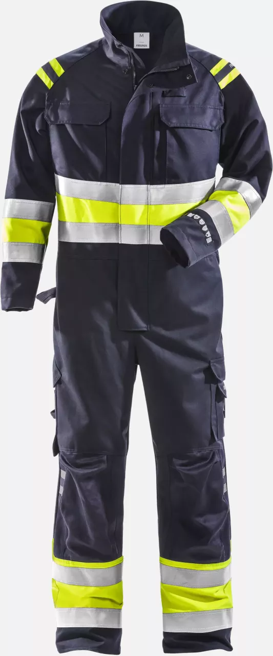 Fristads 130666-171, Flamestat High Vis Overall Kl 1 8174 ATHS, image 1, gallery thumbnail