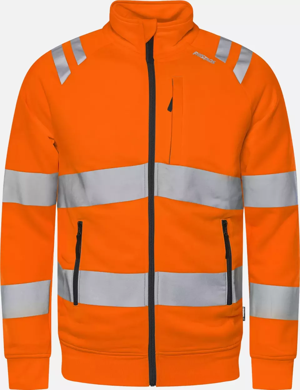 Fristads 301024-230, High Vis Sweat Jacket Class 3 7863 GPSW, image 1, gallery thumbnail
