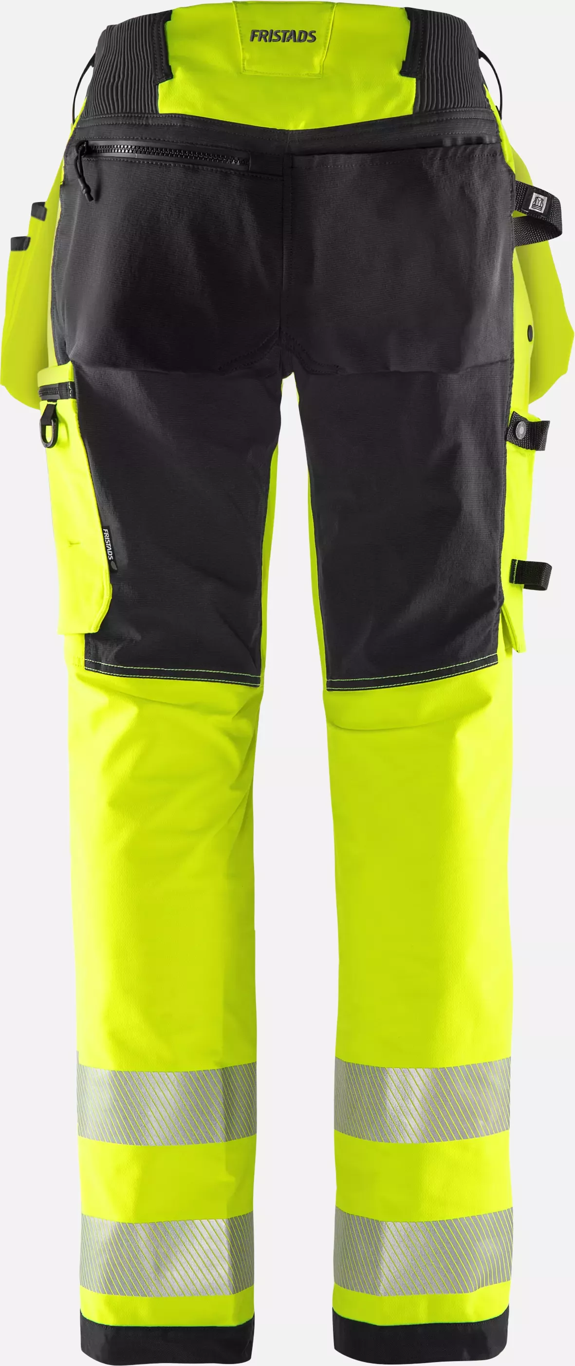 Fristads 134239-196, Green High Vis Craftsman Stretch Trousers Woman Class 2 2664 GSTP, image 2