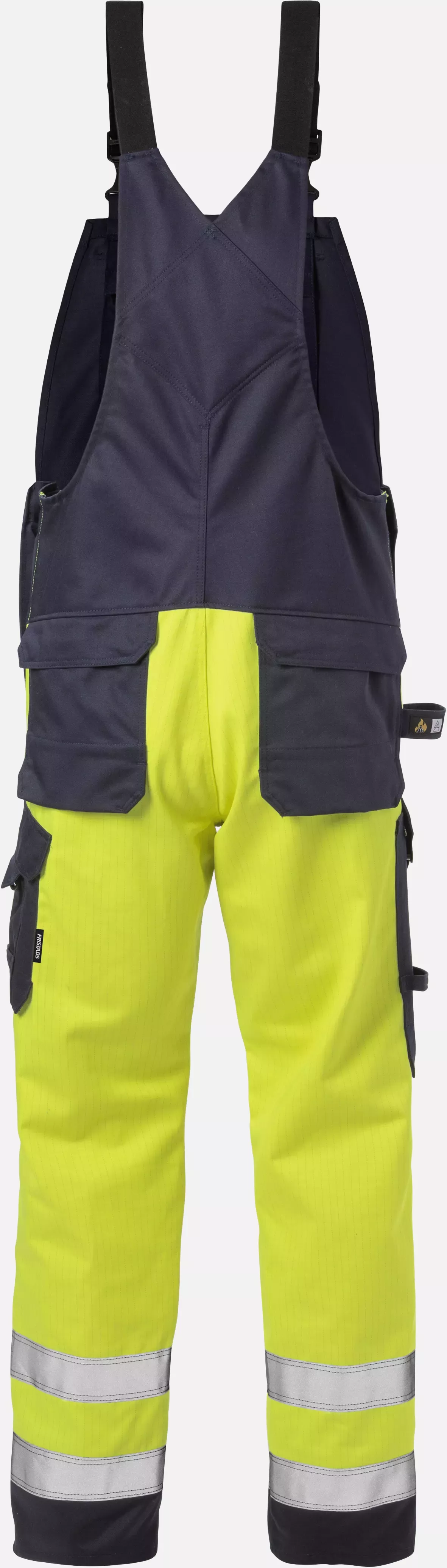 Fristads 125943-171, Flame High Vis Bib and Brace Class 2 1585 FLAM, image 2