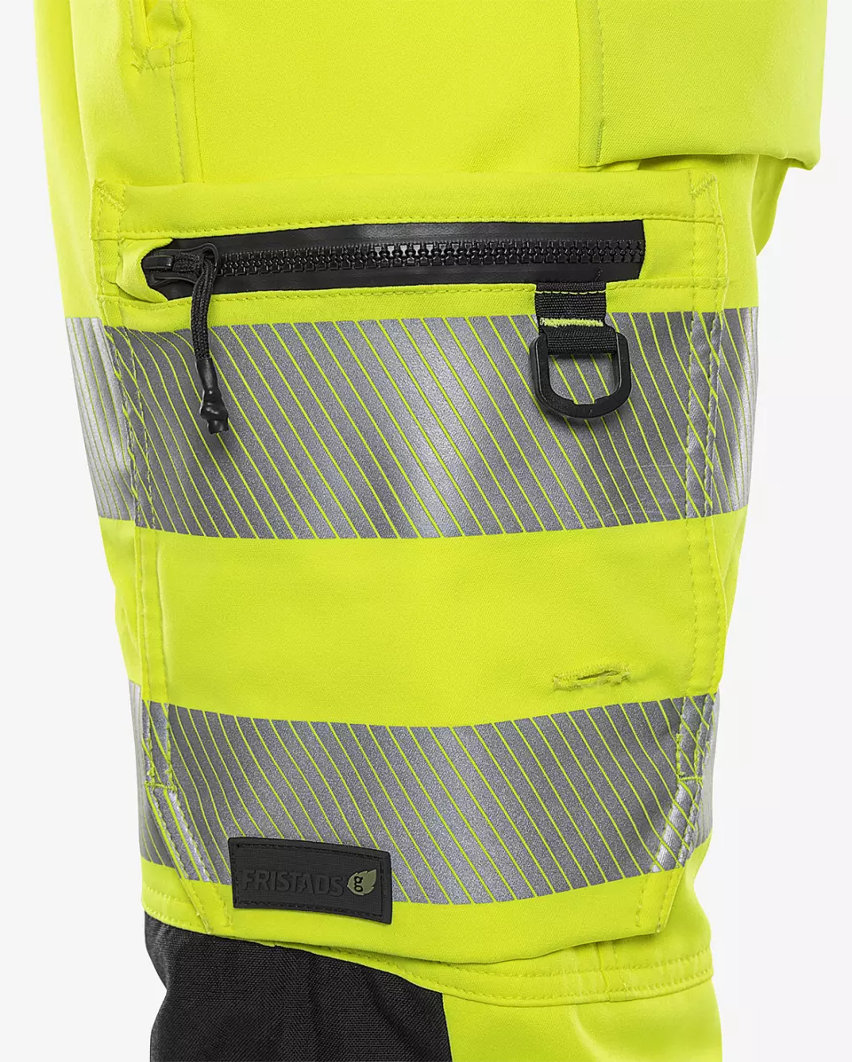Fristads 301056-196, High Vis Stretch 3/4 Pants Class 2 2666 GSTP, image 7, gallery thumbnail