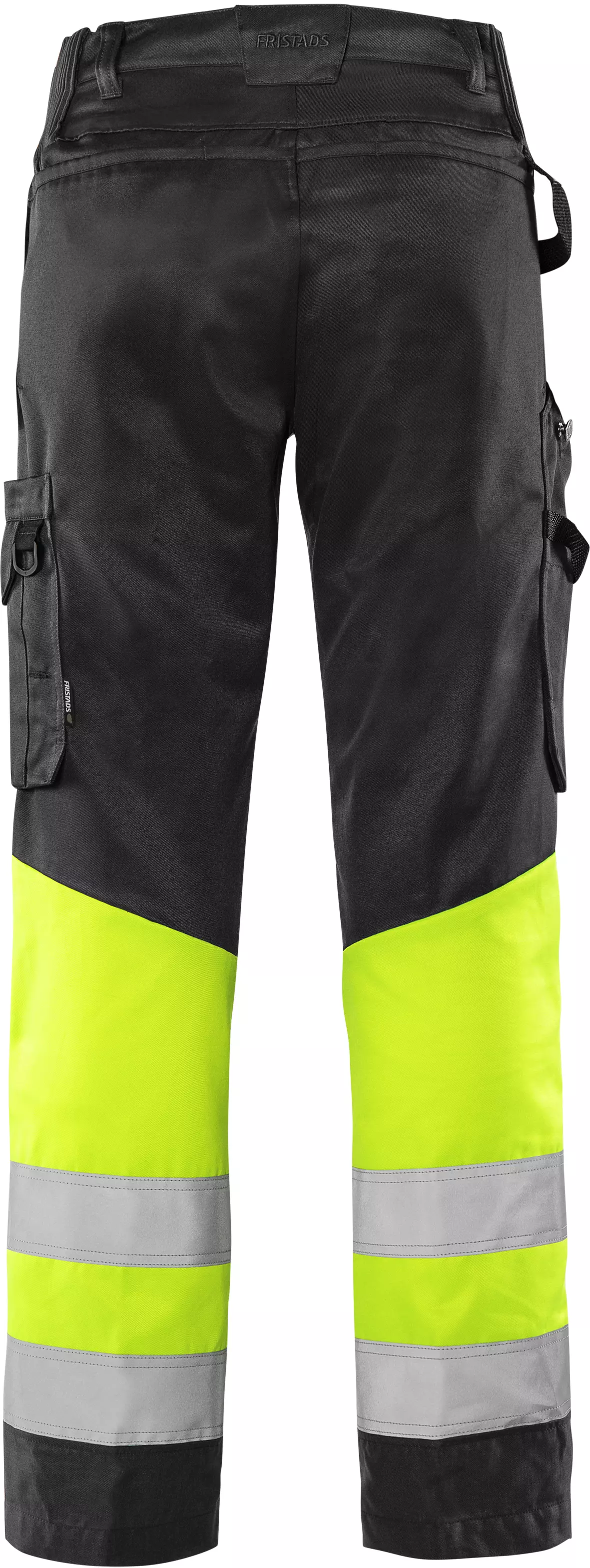 Fristads 134238-196, Green High Vis Trousers Class 1 2649 GPLU, image 2