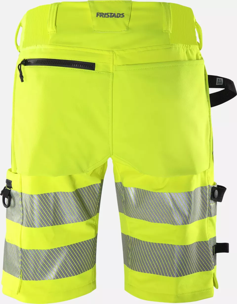 Fristads 134245-130, Green High Vis Stretch Shorts Class 2 2648 GSTP, image 2, gallery thumbnail