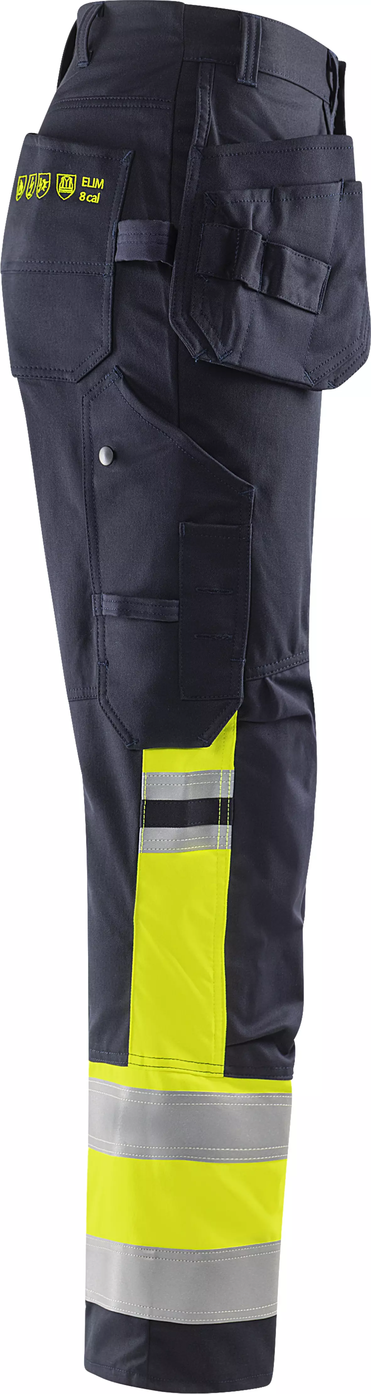 Fristads 129519-171, Flamestat High Vis Stretch-Handwerkerhose, Klasse 1 2163 ATHF, image 4