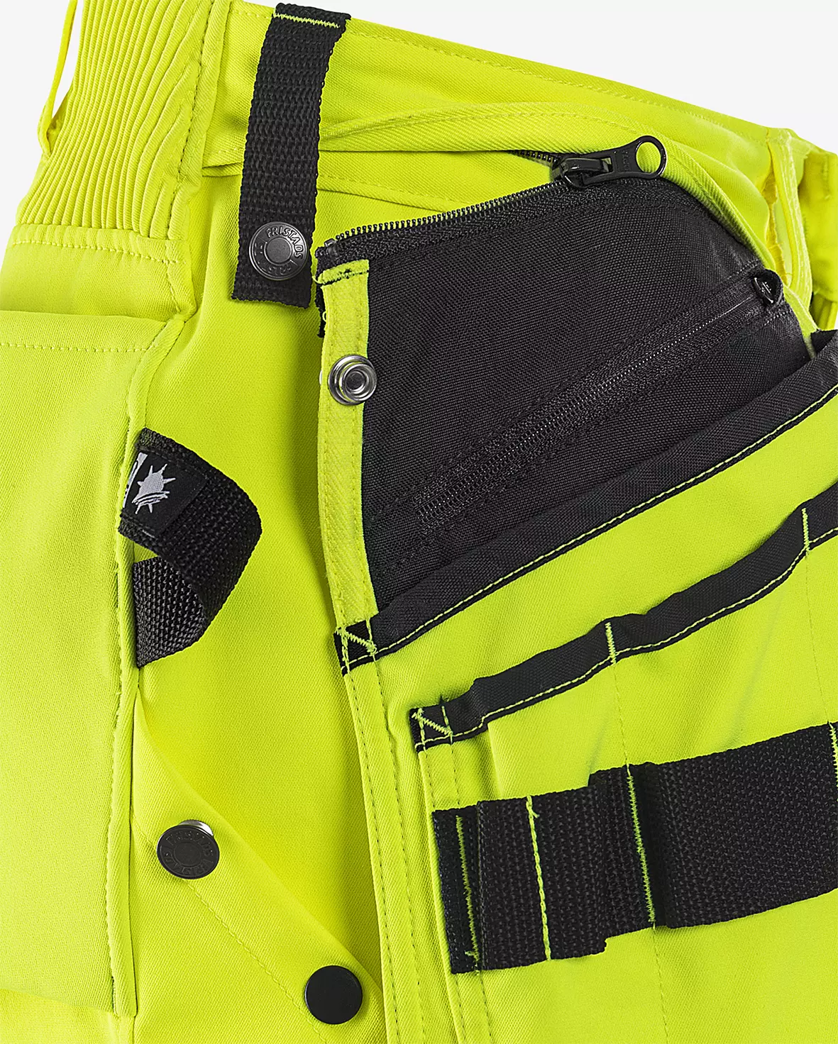 Fristads 301056-196, High Vis Stretch 3/4 Pants Class 2 2666 GSTP, image 6