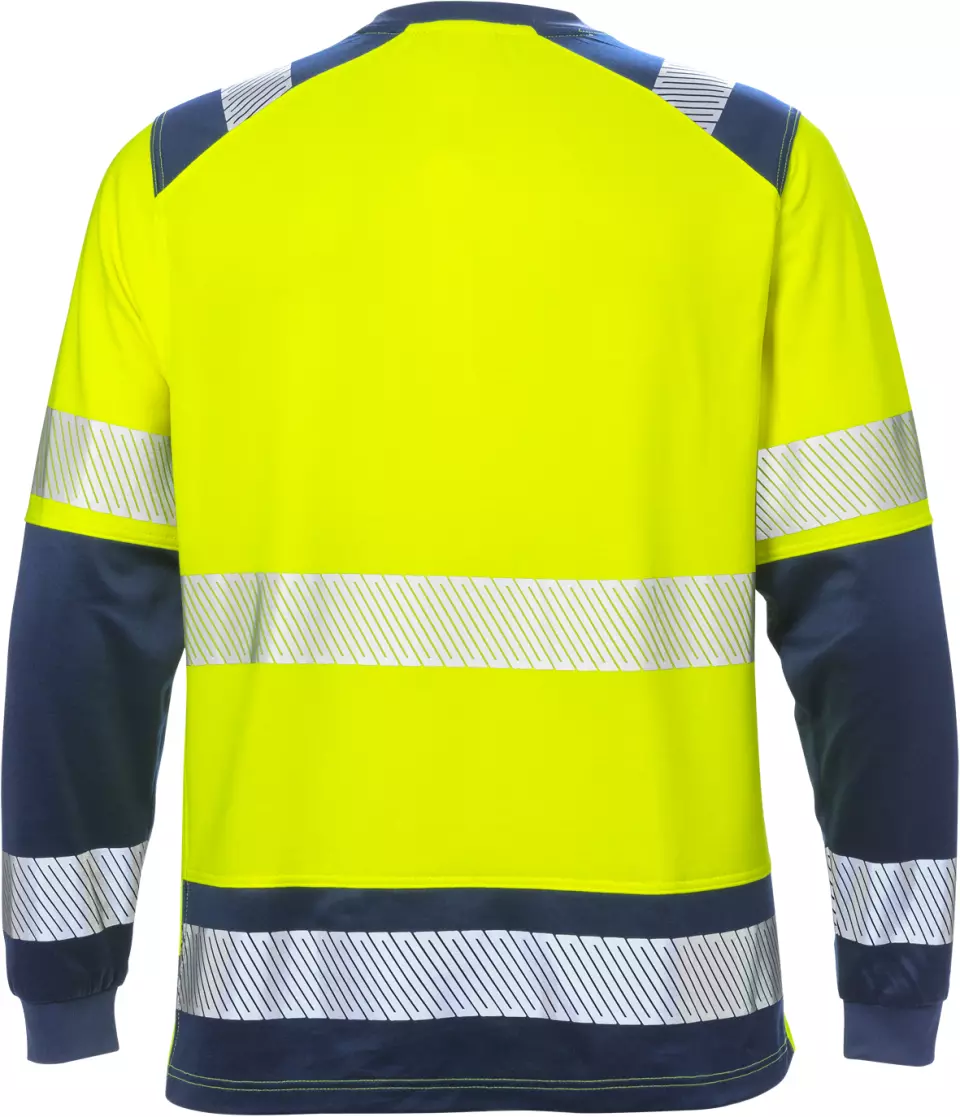 Fristads 129514-171, High Vis T-Shirt Long Sleeve, Class 2 7457 THV, image 2, gallery thumbnail