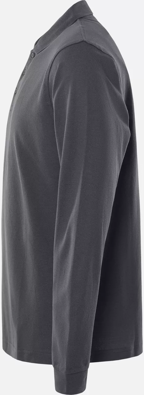 Fristads 100220-941, Acode Long Sleeve Polo Shirt 1722 PIQ, image 3, gallery thumbnail