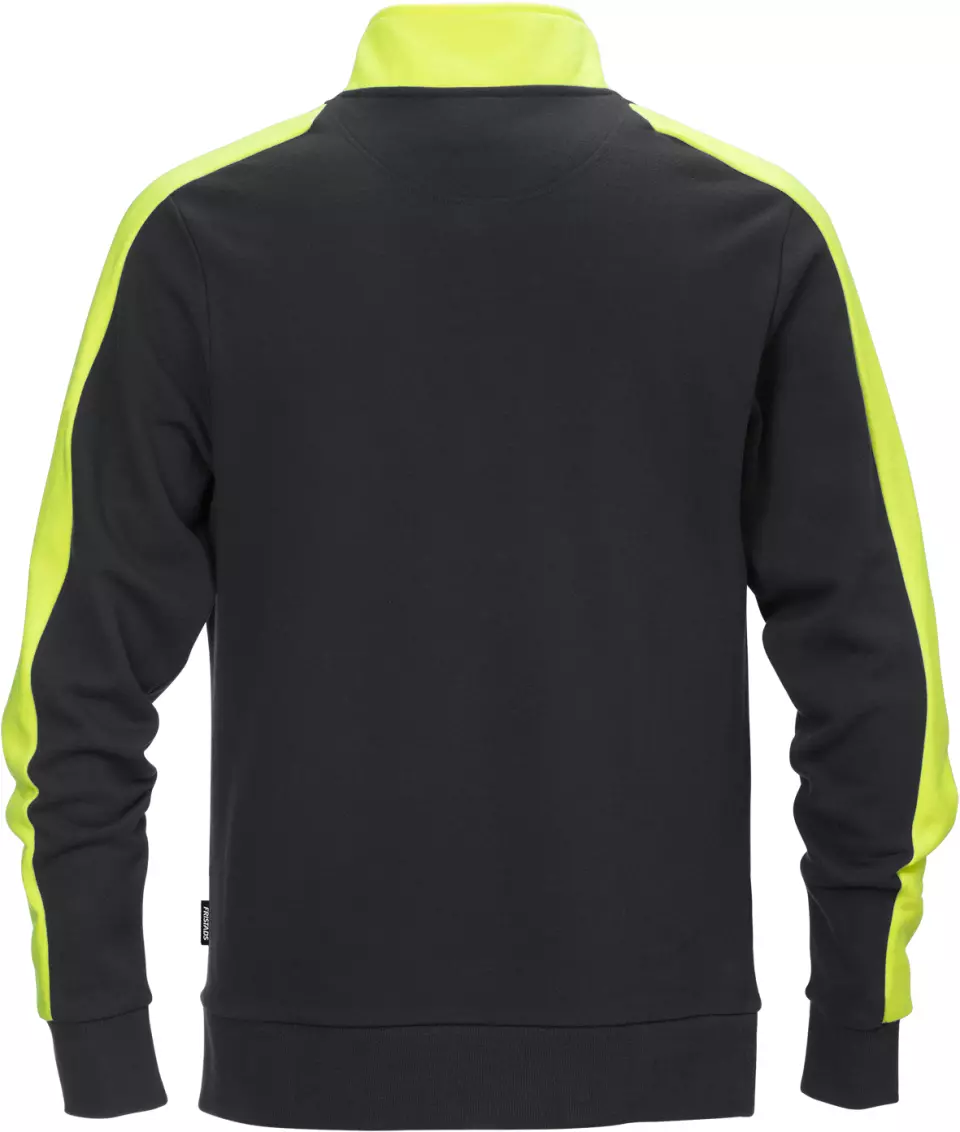 Fristads 111263-940, Half Zip Sweatshirt 7449 RTS, image 2, gallery thumbnail