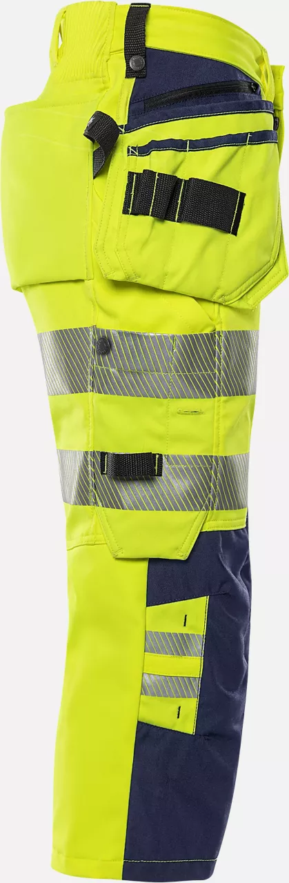 Fristads 301056-171, High Vis Stretch 3/4 Trousers Class 2 2666 GSTP, image 5, gallery thumbnail