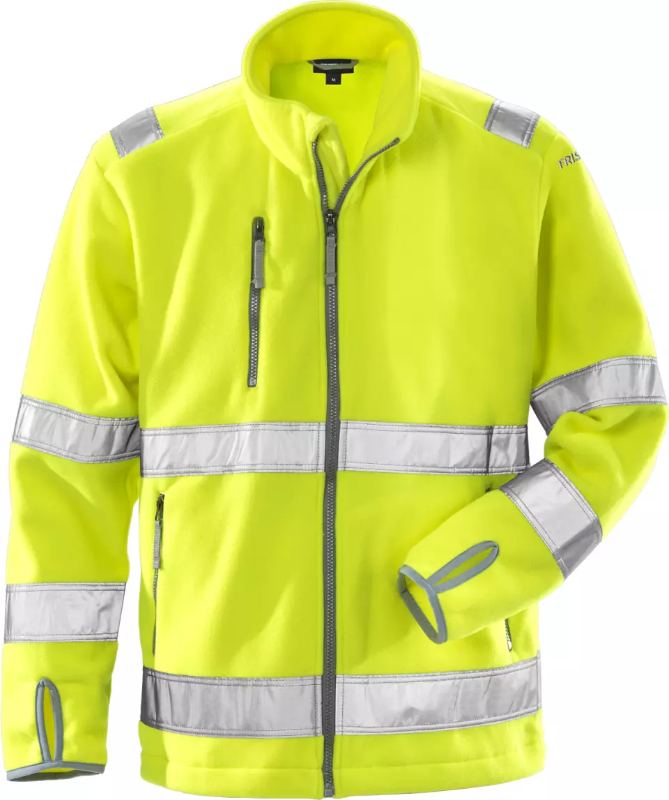 Fristads 114087-130, High Vis Fleecejacke Klasse 3 4400 FE