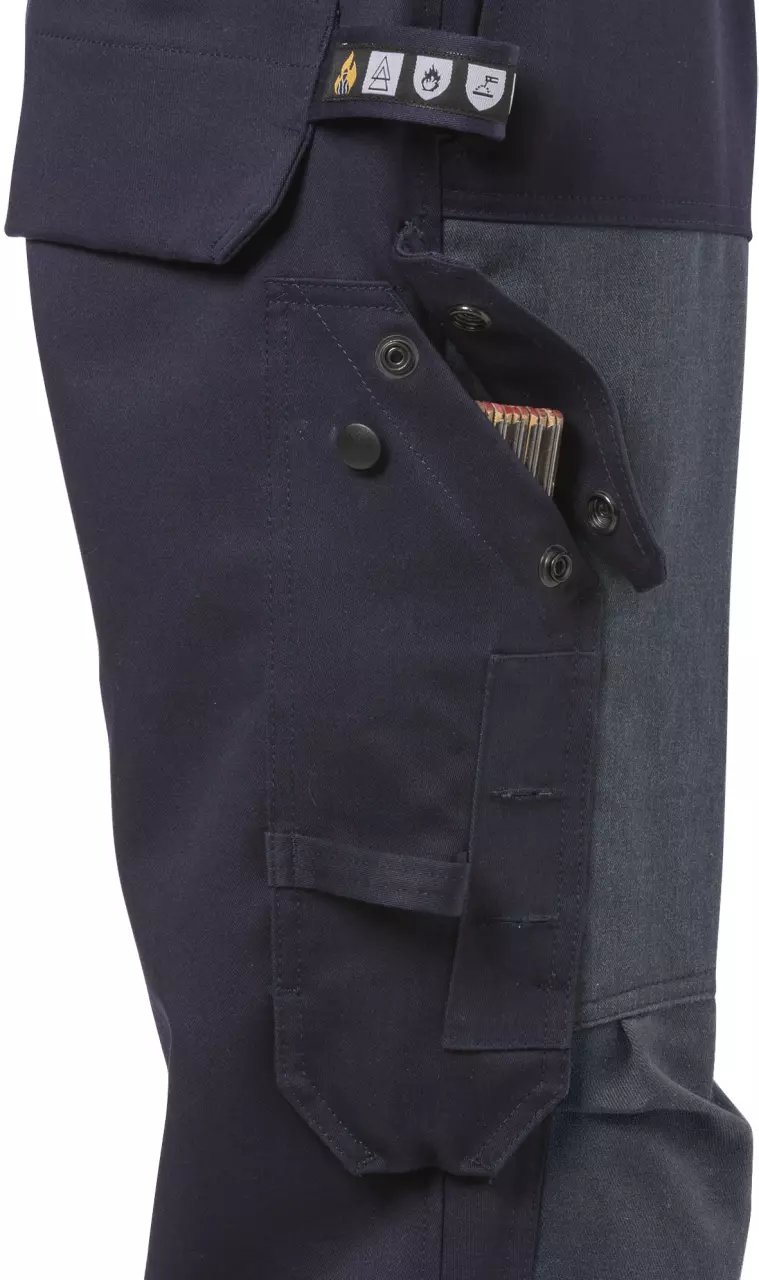 Fristads 125951-171, Flame High Vis Hose Damen Klasse 1 2591 FLAM, image 4, gallery thumbnail