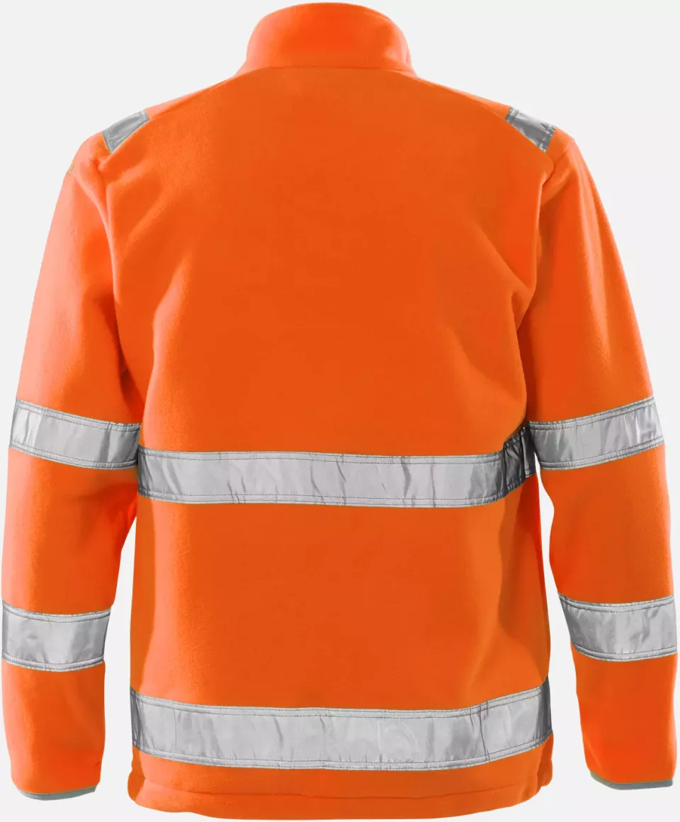 Fristads 114087-230, High Vis Fleece Jacket Class 3 4400 FE, image 2, gallery thumbnail