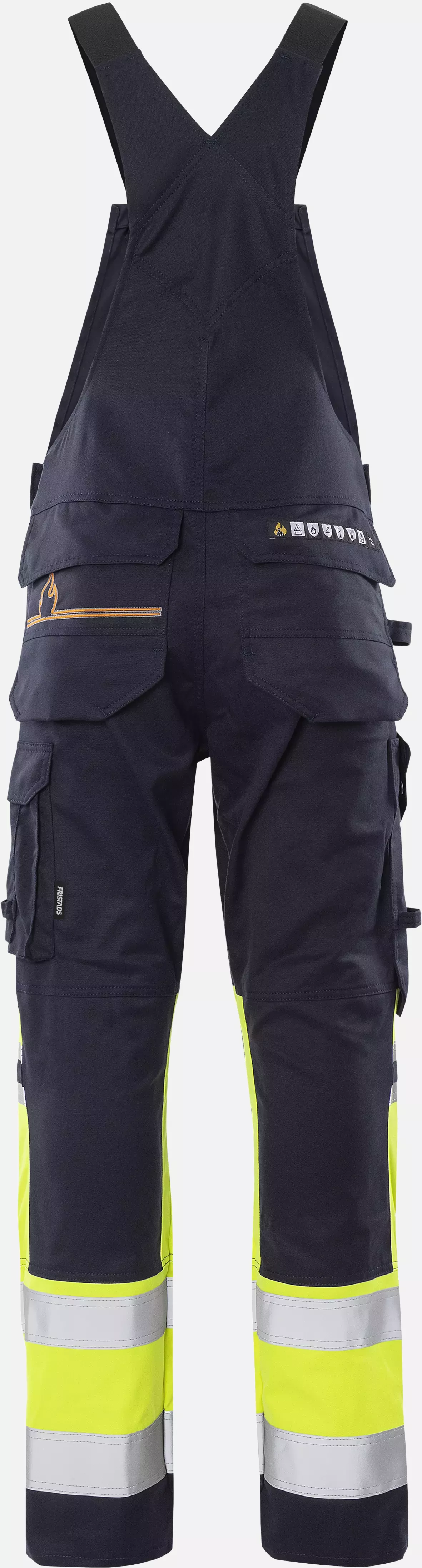 Fristads 300239-171, Flamestat High Vis Bib and Brace 2168 ATHF, image 2
