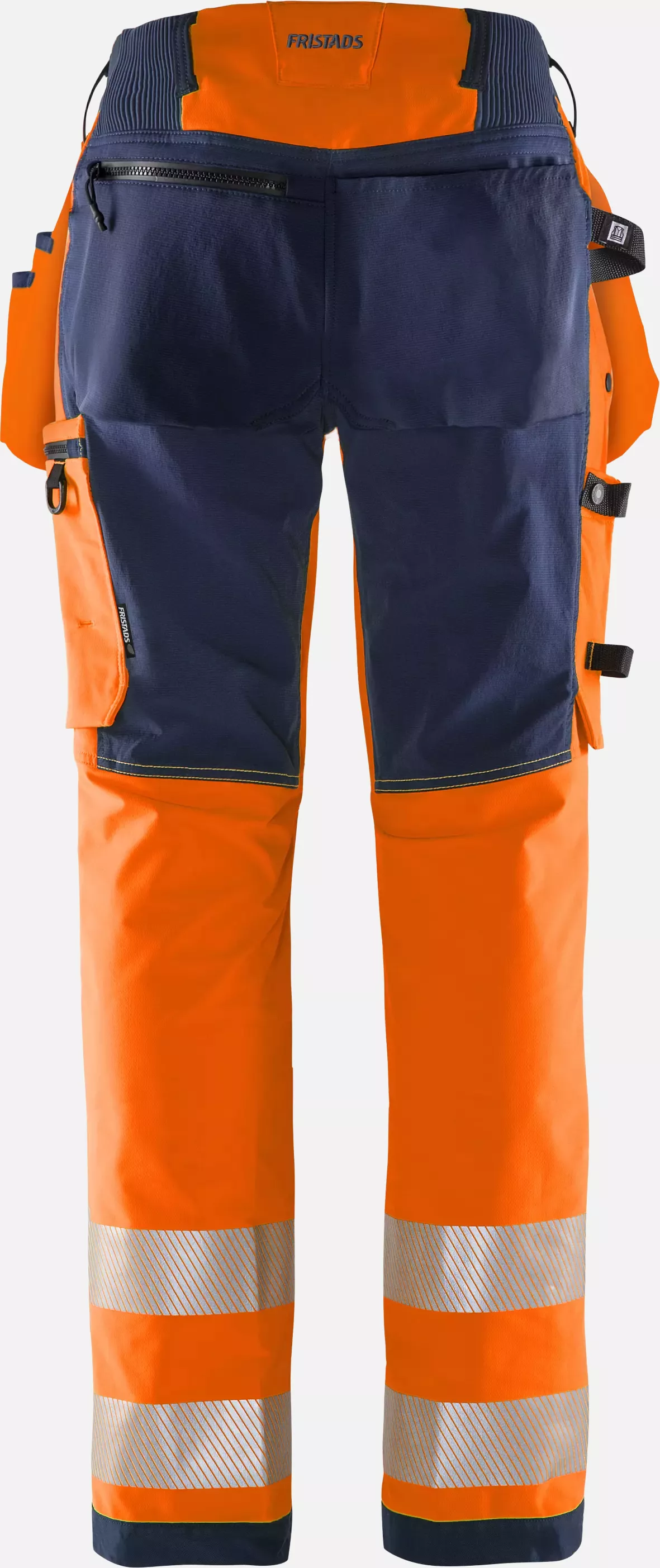 Fristads 134239-271, Green High Vis Craftsman Stretch Trousers Woman Class 2 2664 GSTP, image 2