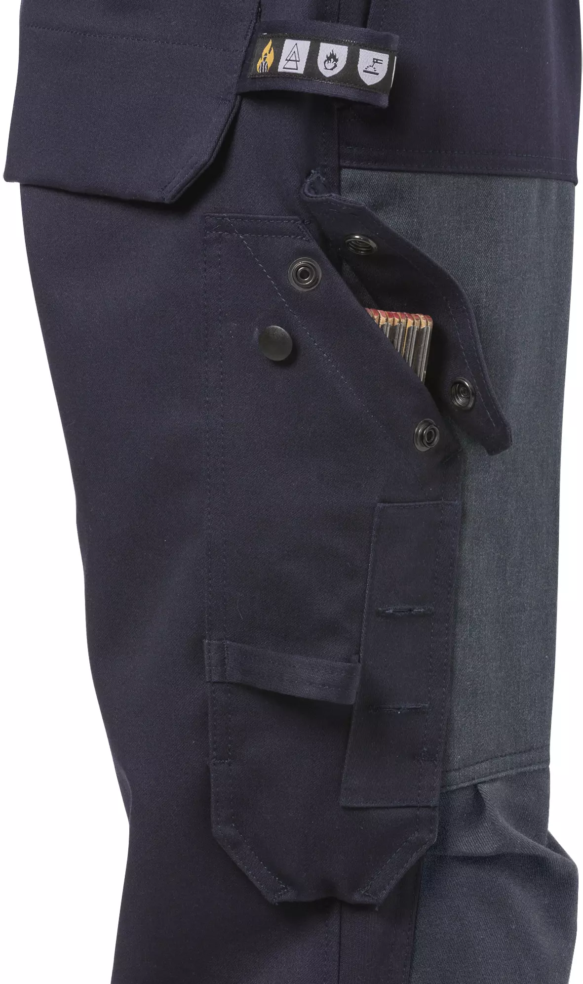 Fristads 125951-171, Flame High Vis Hose Damen Klasse 1 2591 FLAM, image 4