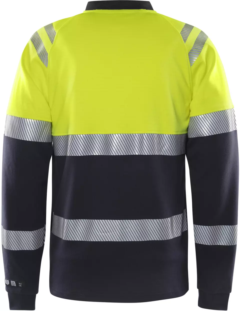 Fristads 133268-171, Flamestat High Vis Langarm-T-Shirt Klasse 1 7107 TFL, image 2, gallery thumbnail