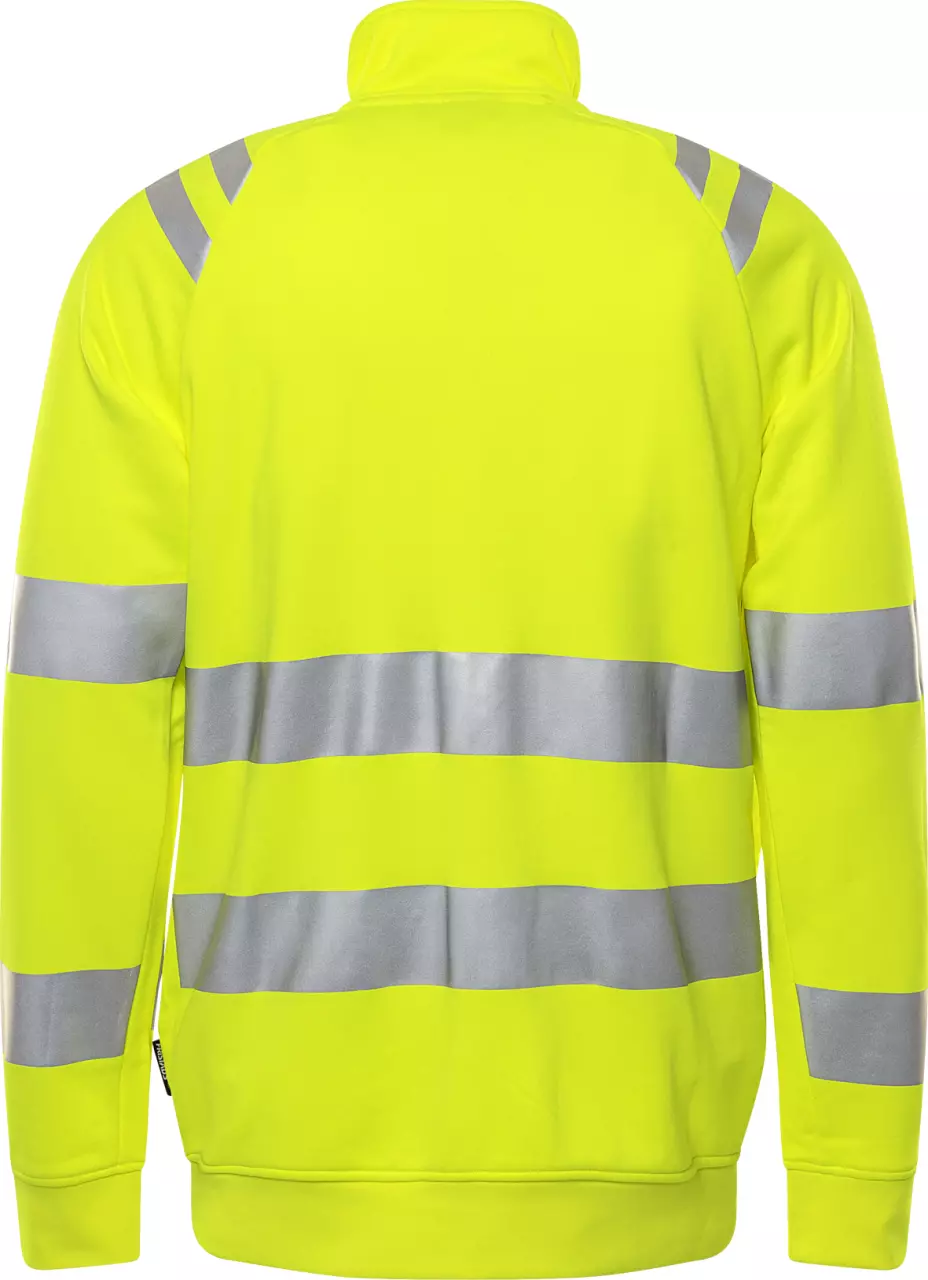 Fristads 301024-130, High Vis Sweatjacket Class 3 7863 GPSW, image 2, gallery thumbnail