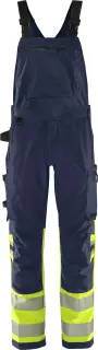 Fristads 134244-171, Green High Vis Stretch Bib Trousers Class 1 1032 GSTP