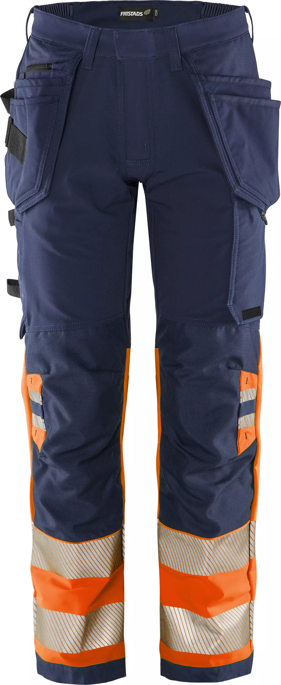 Fristads 134187-271, Green High Vis Handwerker Stretchhose Klasse 1 2643 GSTP, image 1
