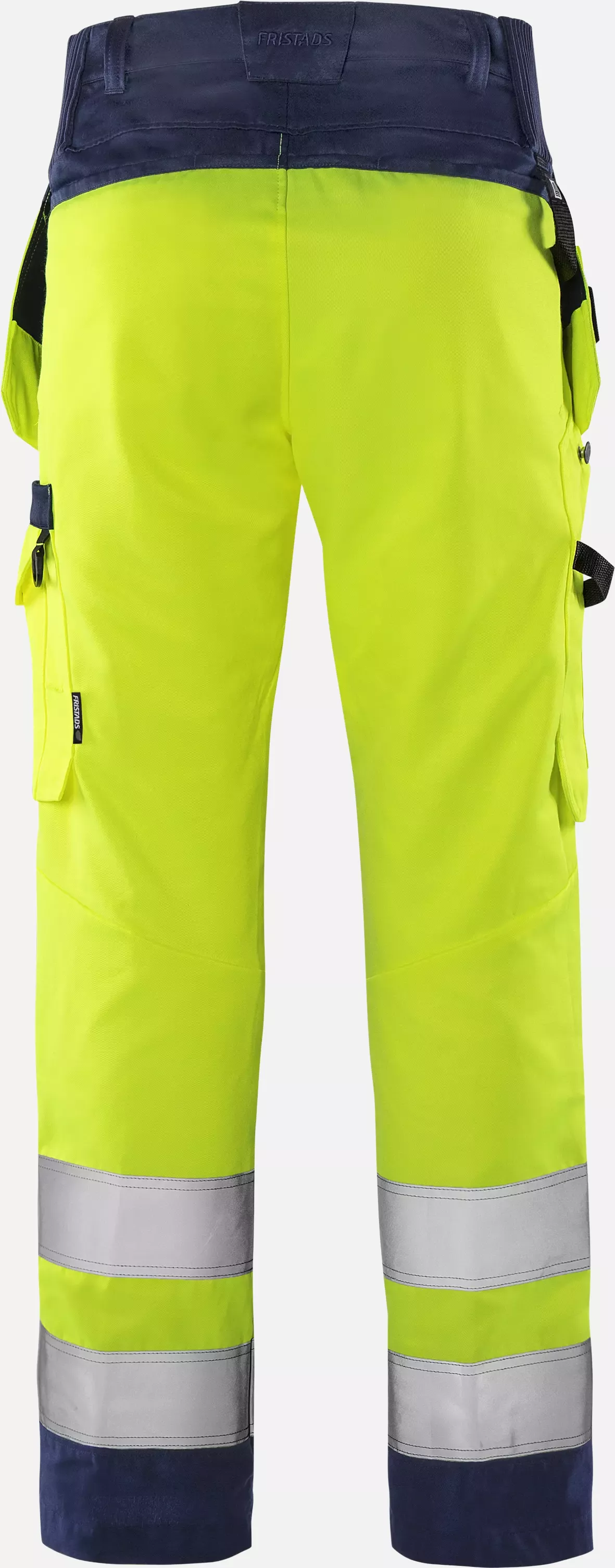 Fristads 131981-171, Green High Vis Craftsman Trousers Class 2 2641 GPLU, image 2