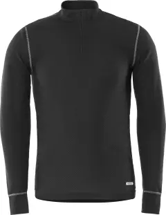 Fristads 127355-940, Zip T-Shirt Long Sleeve 789 OF