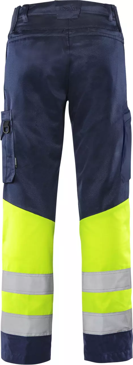 Fristads 134271-171, Green High Vis Trousers Class 1 2668 GPLU, image 2, gallery thumbnail
