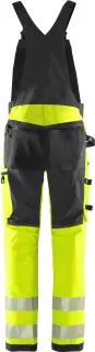 Fristads 134190-196, Green High Vis Stretch Bib Overall Class 2 1031 GSTP, image 2, gallery thumbnail