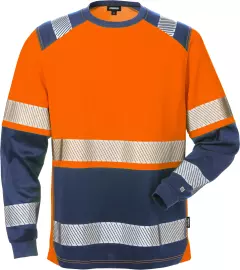 Fristads 129514-271, High Vis Long Sleeve T-Shirt, Class 2 7457 THV