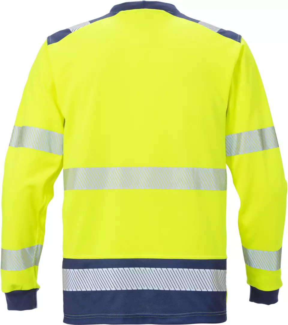 Fristads 114100-171, High Vis Long Sleeve T-Shirt Class 3 7724 THV, image 2, gallery thumbnail