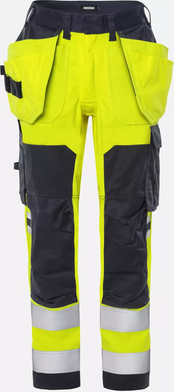 Fristads 300374-171, Flamestat High Vis Craftsman Stretch Trousers Class 2 Ladies 2164 ATHF, image 1, gallery thumbnail