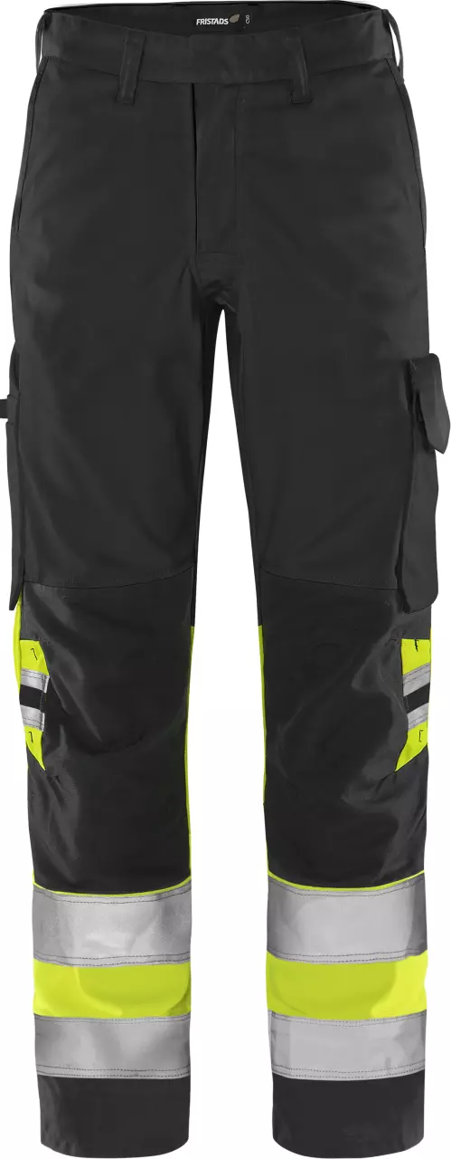 Fristads 134238-196, Green High Vis Trousers Class 1 2649 GPLU