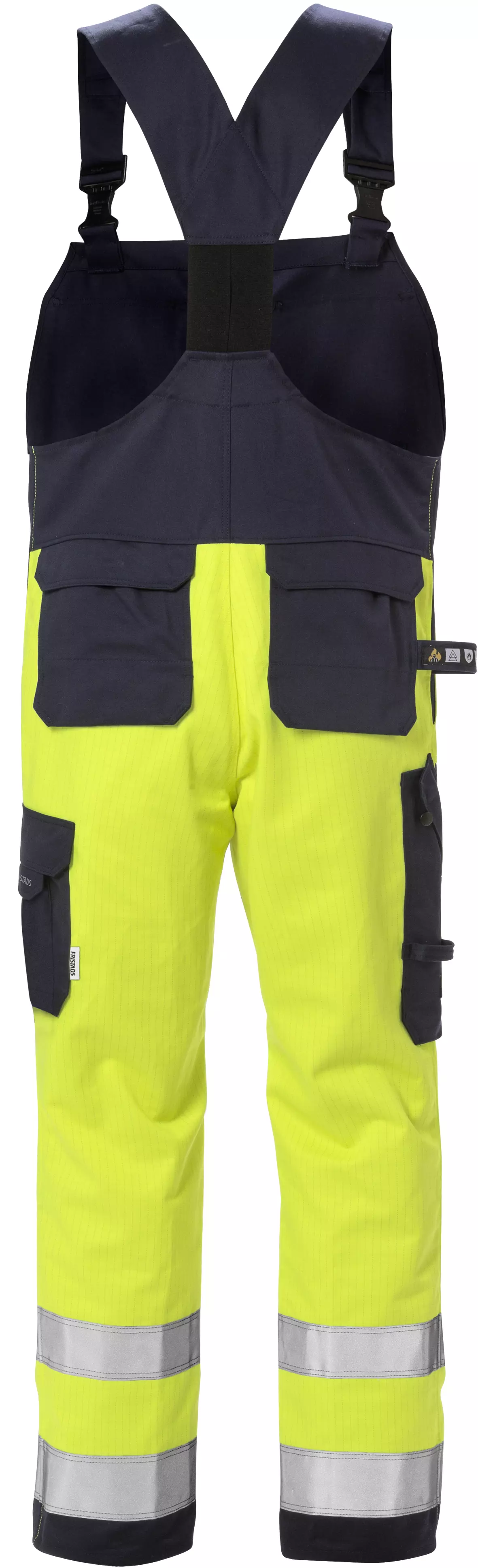 Fristads 126510-171, Flame High Vis Bib Overall Class 2 1584 FLAM, image 2