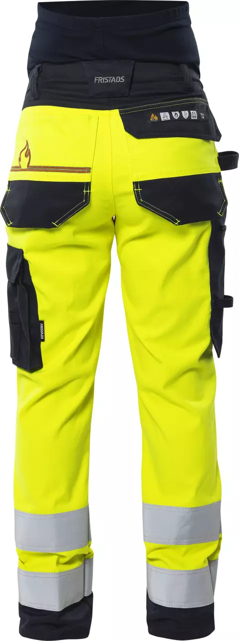 Fristads 133137-171, Flamestat High Vis Maternity Stretch Trousers, Class 2 2507 ATHF, image 2, gallery thumbnail